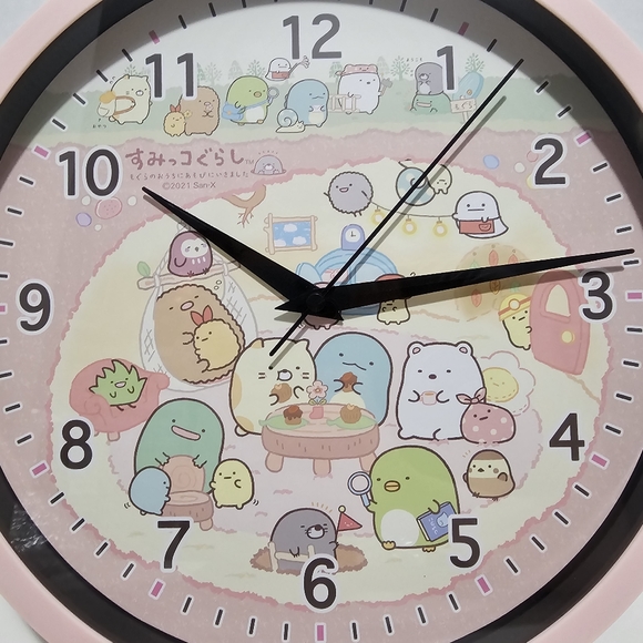 San-x Sumikko Gurashi Characters Wall Clock - Picture 2 of 5